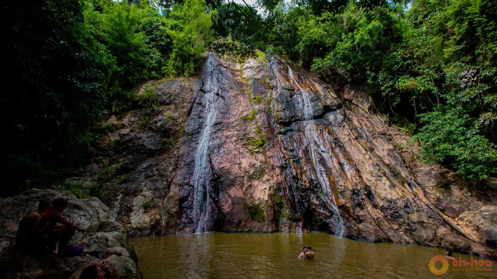 Koh Samui waterfall and jungle viewpoint