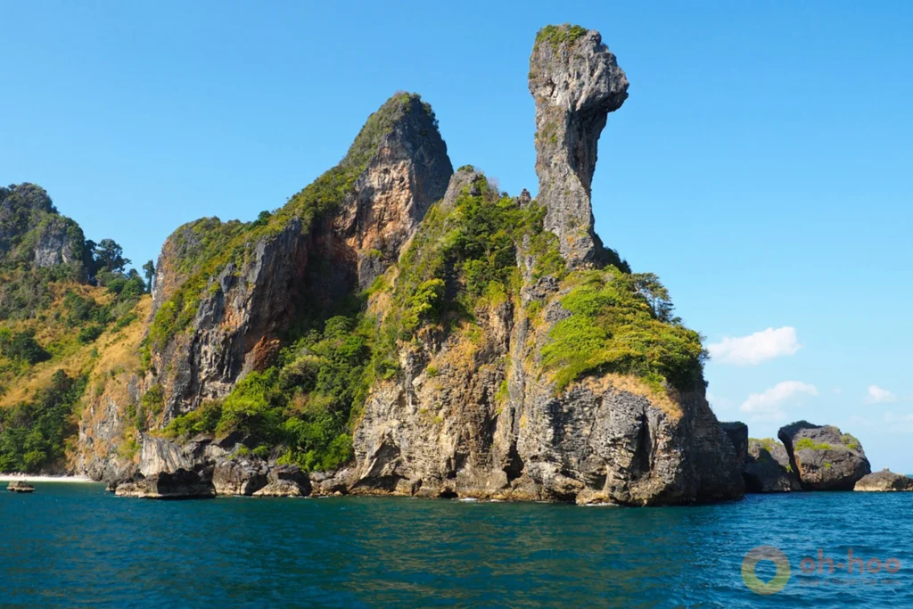 Chicken Islands on the Krabi 4 Islands tour at low tide