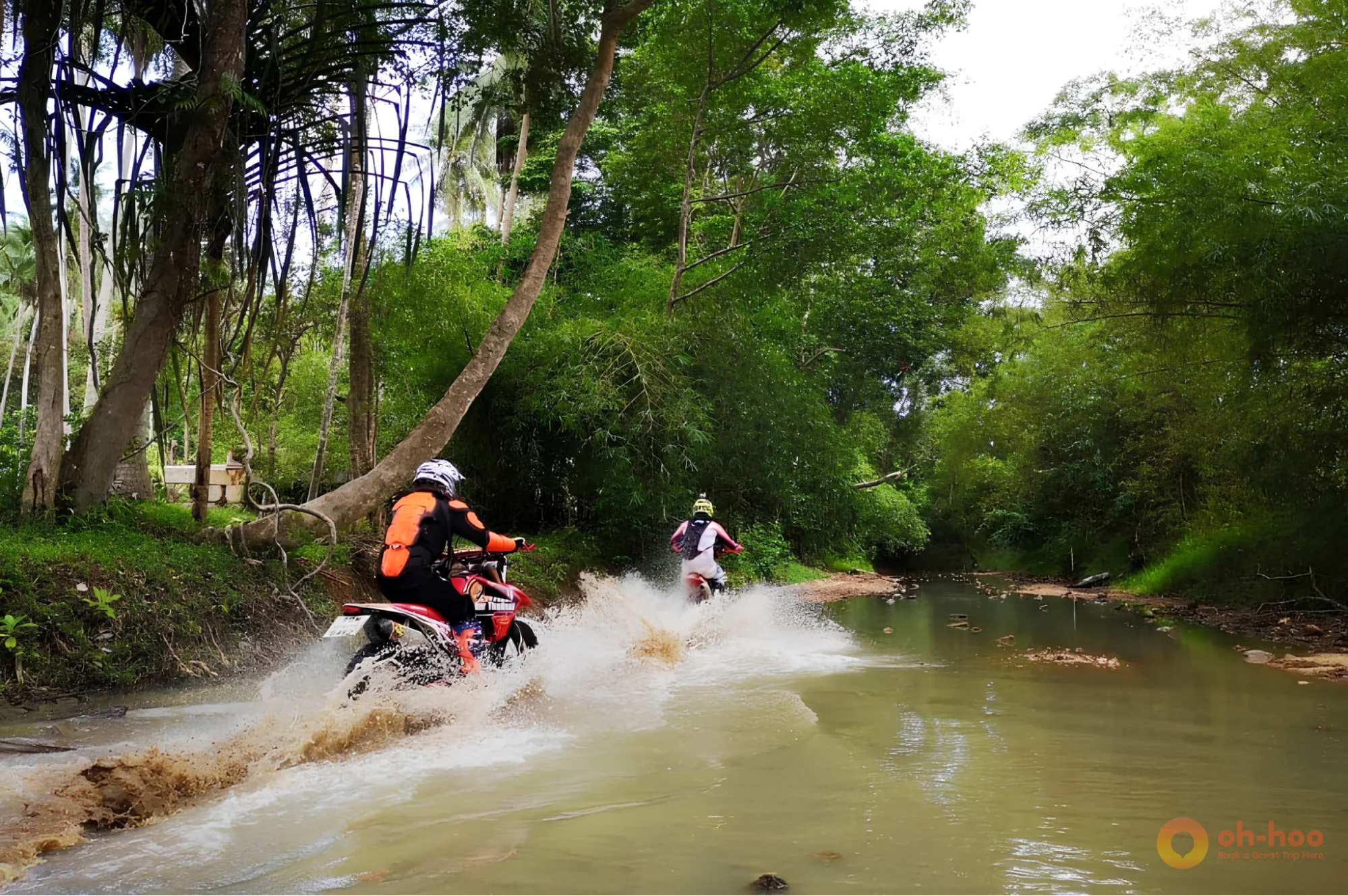 Koh Samui Enduro motorbike tour through jungle and mountain trails