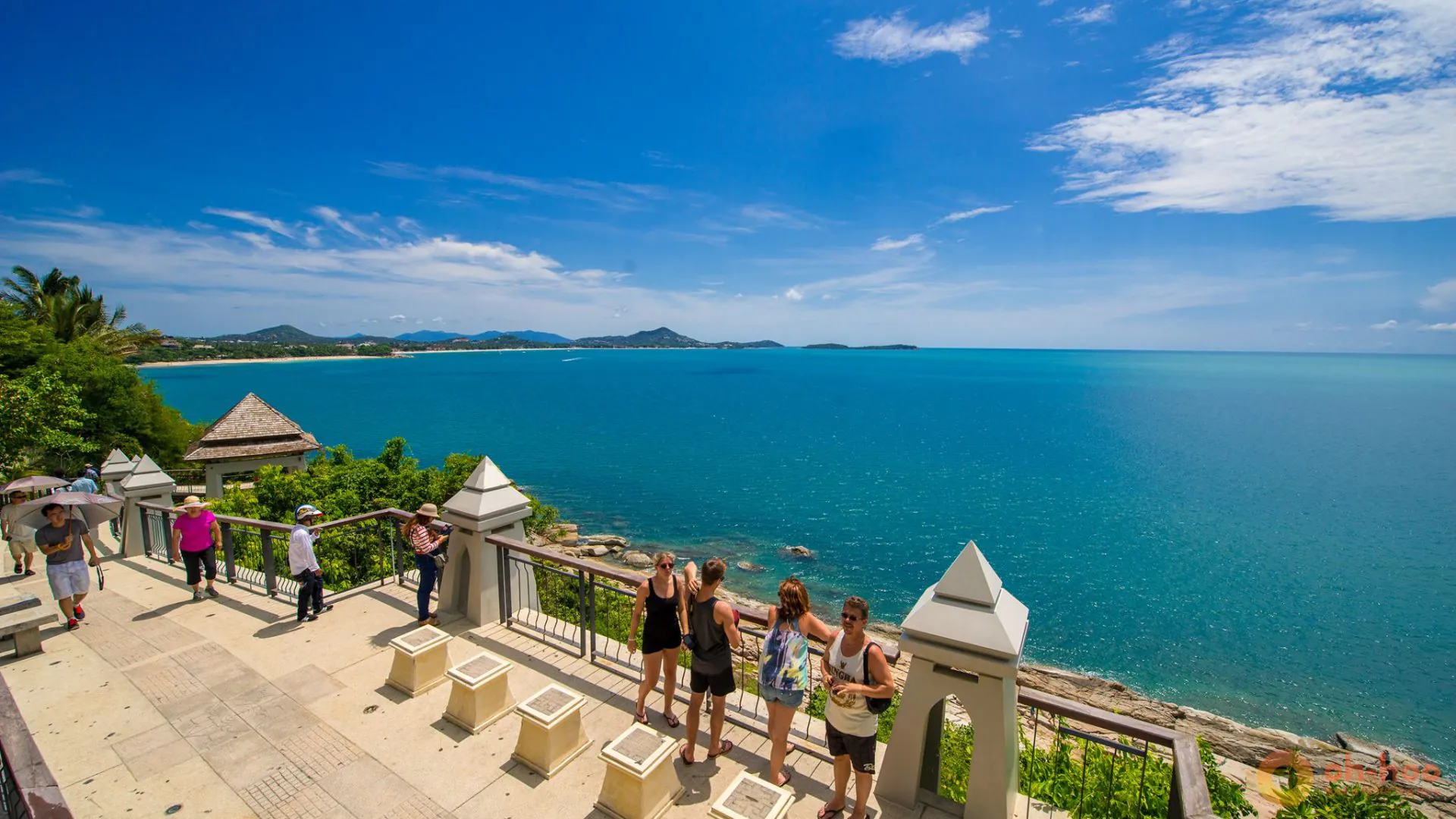 Mountain scenery from one of the Koh Samui viewpoints in the morning